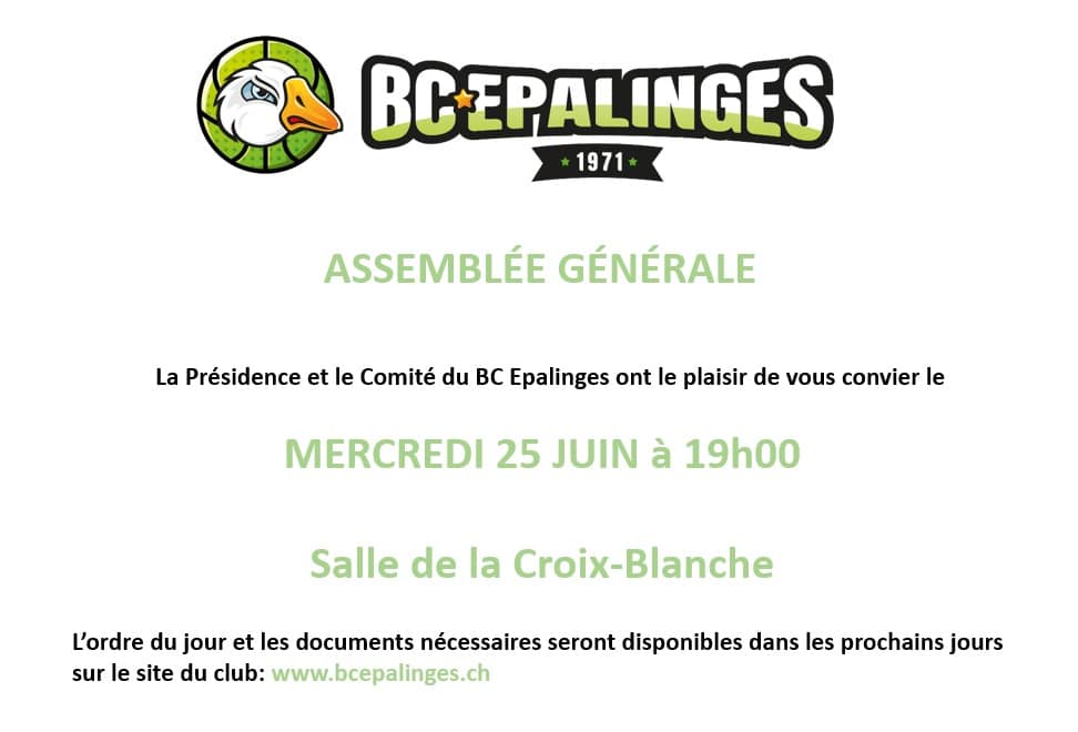 Assemblée générale du BC Epalinges